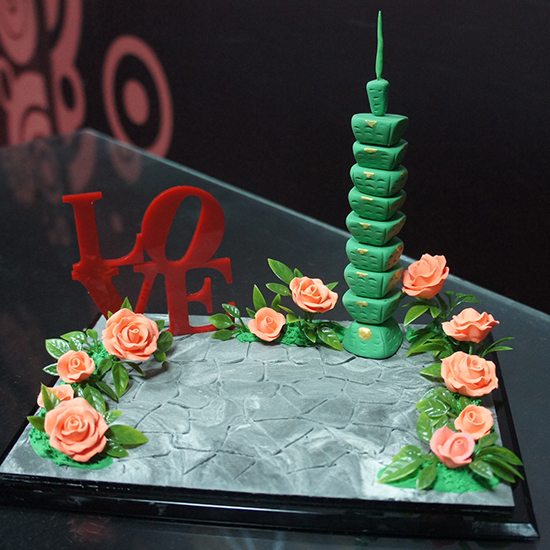 LOVE景點公仔場景